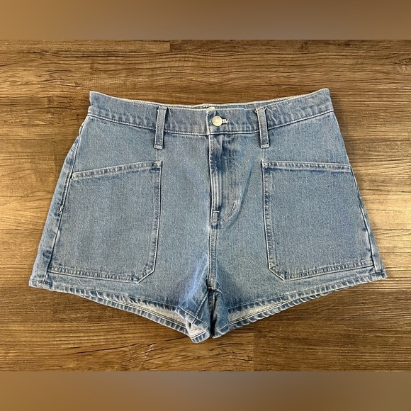 Madewell The Perfect Vintage Short Length Mom Jean Short Size 29 F39 - Picture 7 of 8